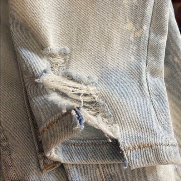 DL1961 Farrow Cropped High Rise Jeans 24 NWT Light Wash - Picture 7 of 13